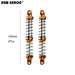 2PCS 70~120mm 1/10 Dual Springs Shock Absorber (Aluminium) Schokdemper New Enron 2Pcs Orange 100mm 