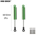 2PCS 82~102mm 1/10 Crawler Shock Absorber (Aluminium) Schokdemper New Enron 2P Green 68-92mm 