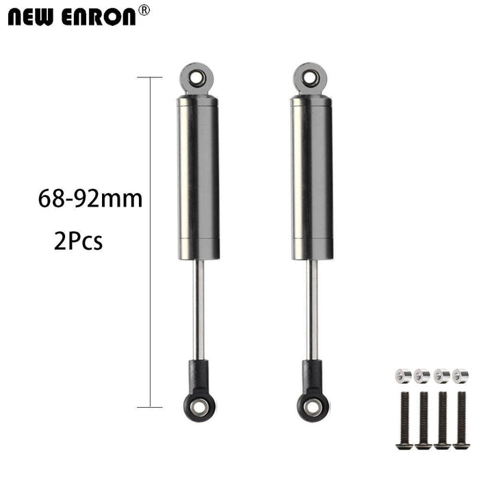 2PCS 82~102mm 1/10 Crawler Shock Absorber (Aluminium) Schokdemper New Enron 2P Gray 68-92mm 