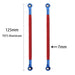 2PCS Adustable Pushrod for Traxxas 1/10 (Aluminium/Staal) 5319X Onderdeel upgraderc Red-5319X 7mm Alloy 