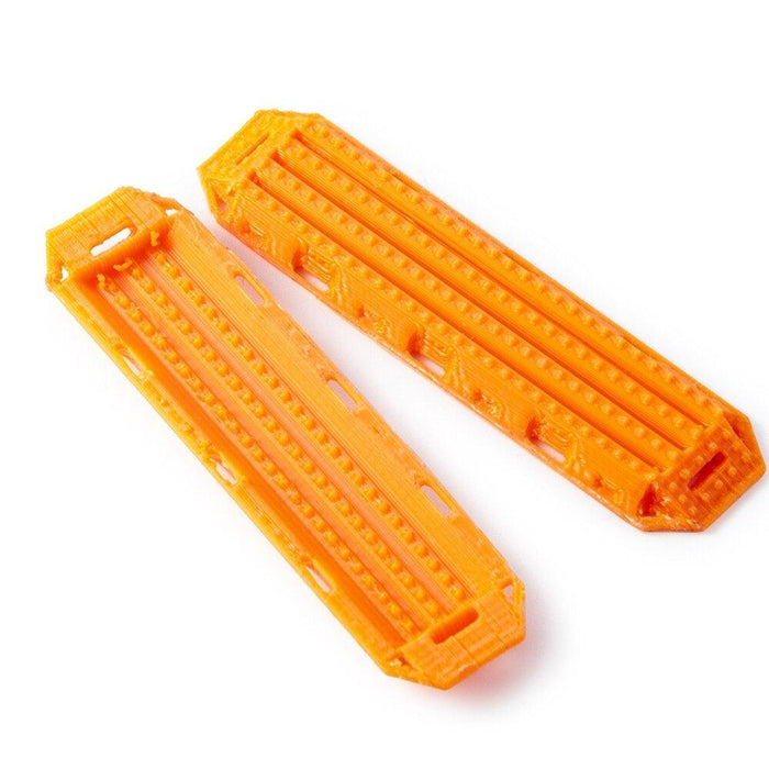 2PCS Anti-slip Boards for Axial SCX24 90081 (Plastic) Onderdeel Yeahrun Orange 