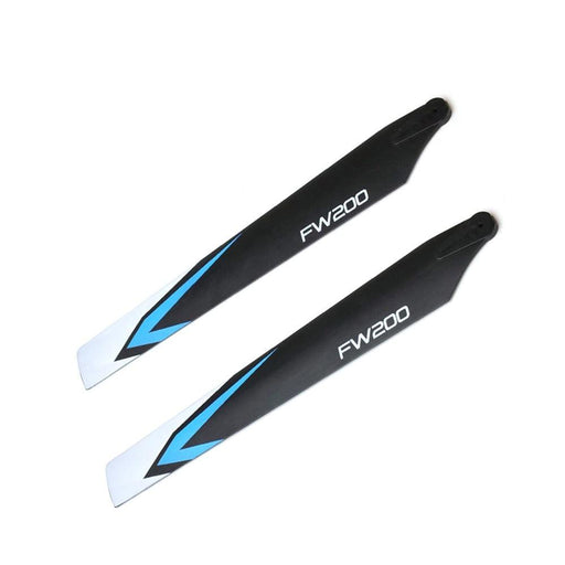 2PCS Blue Main Blade for FlyWing FW200 Helicopter - upgraderc