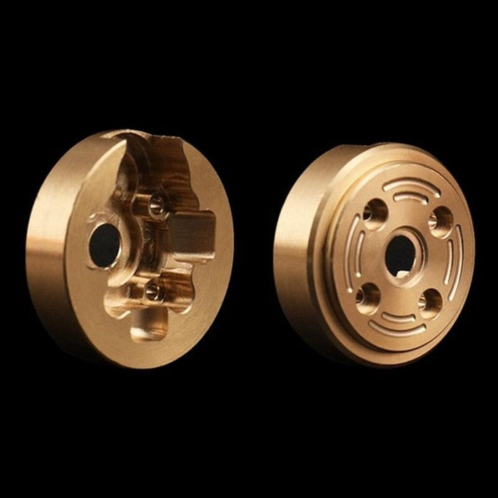 2PCS Counterweight Outer Portal Housing for FMS FCX24 1/24 (Messing) Onderdeel upgraderc 