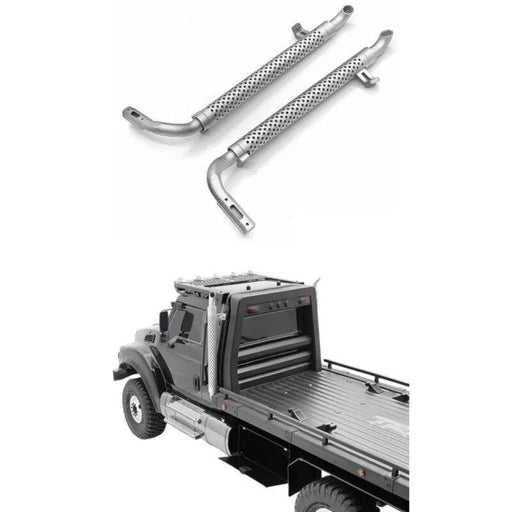 2PCS Exhaust Pipe for Traxxas TRX6 HAULER Truck 1/10 (Nylon) - upgraderc