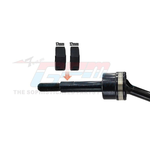 2PCS Front CVD Drive Shaft for LOSI LMT 1/8 (Metaal) - upgraderc
