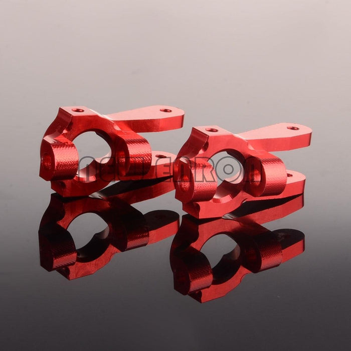 2PCS Front Hub Carrier for WLToys K949 1/10 (Aluminium) K949-002 Onderdeel New Enron RED 