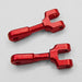 2PCS Front Steering Tie Rod for Kyosho Mini-Z Buggy (Metaal) Onderdeel upgraderc Red 