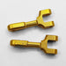 2PCS Front Steering Tie Rod for Kyosho Mini-Z Buggy (Metaal) Onderdeel upgraderc Gold 