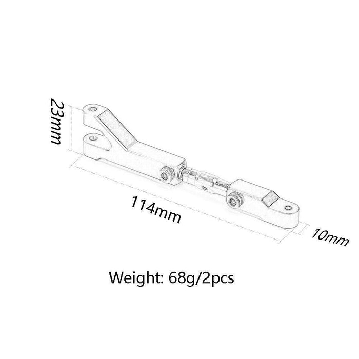 2PCS Front/rear Adjustable Upper Arms for HPI 1/8 (Aluminium) 85238 Onderdeel New Enron 
