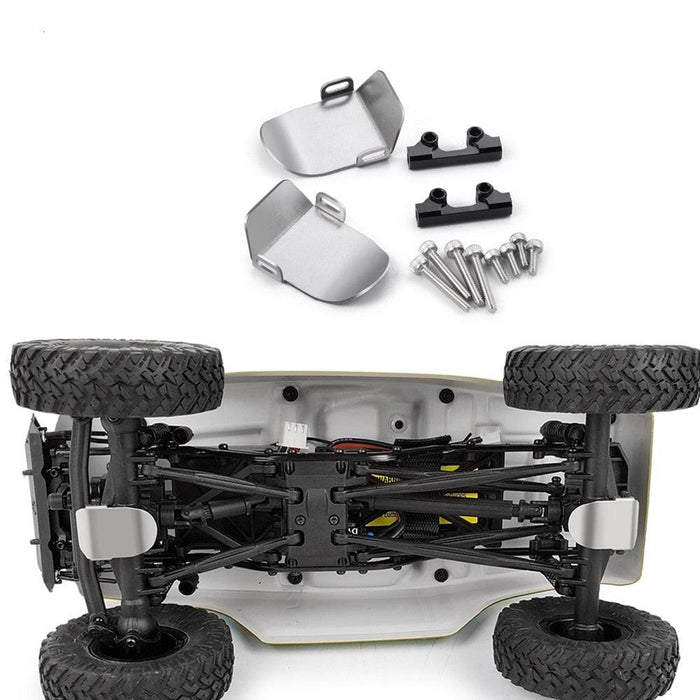 2PCS Front/rear Axle Plate for Axial SCX24 (Metaal) Onderdeel Yeahrun 