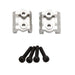 2PCS Front/rear Axle Pull Code for AXIAL RBX10 Ryft (Metaal) Onderdeel upgraderc Silver 