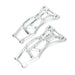 2PCS Front/Rear Lower Suspension Arm for Traxxas X-Maxx 1/5 (Metaal) Onderdeel upgraderc Silver 
