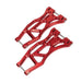 2PCS Front/Rear Lower Suspension Arm for Traxxas X-Maxx 1/5 (Metaal) Onderdeel upgraderc Red 