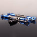 2PCS Front/Rear Servo Link Tie Rod for HPI Bullet 1/10 (Aluminium) 101238 101211 Onderdeel New Enron DARK BLUE 