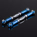 2PCS Front/Rear Servo Link Tie Rods for Traxxas 1/10 (Aluminium) #2335 Onderdeel New Enron BLUE 