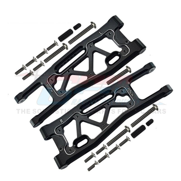 2PCS GPM Front Lower Suspension Arm for Traxxas SLEDGE 4WD 1/8 (Aluminium) 9530/9531 - upgraderc
