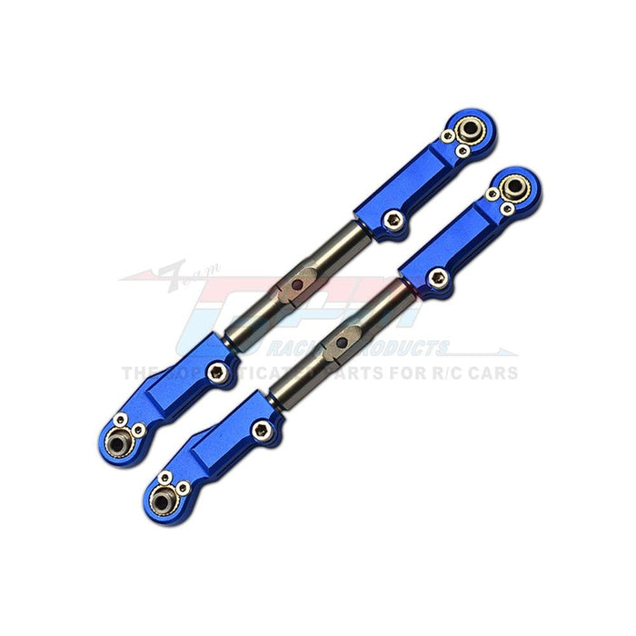 2PCS GPM Front Steering Rod for Traxxas SLEDGE 4WD 1/8 (RVS) 9547 - upgraderc