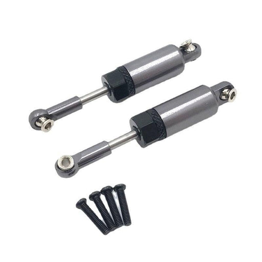 2PCS Hydraulic Shock Absorbers for WLtoys 1/18 (Metaal) Schokdemper upgraderc 