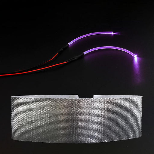 2PCS LED Soft Wire Lights Onderdeel upgraderc Purple light 