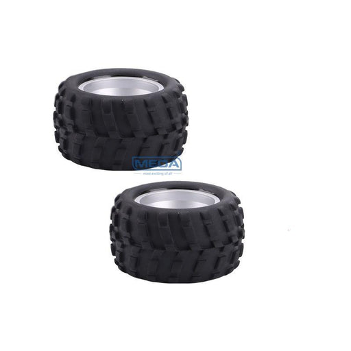 2PCS Left Wheel Tire Set for WLtoys A979-B 1/18 (A979-01) - upgraderc