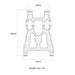2PCS Lower Suspension Arm L,R for HPI MINI (Aluminium) 105289 Onderdeel New Enron 