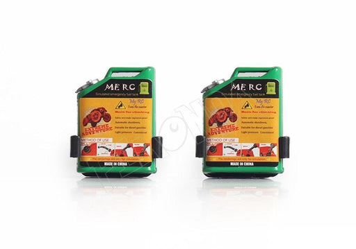 2PCS Plastic Simulation Fuel Tank Onderdeel Fimonda Green Fuel Tank 