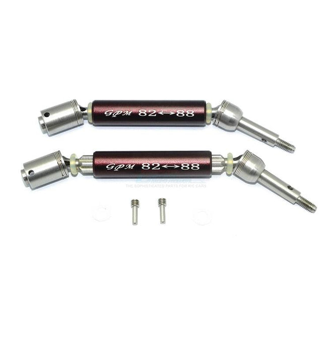 2PCS Rear Drive shaft for Traxxas XO-1 1/7 (Staal) 6452 - upgraderc