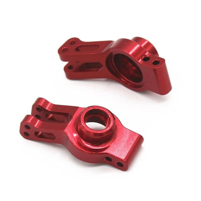2PCS Rear Hub Carrier for Wltoys 104009 12402-A (Metaal) Onderdeel upgraderc Red 