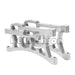 2PCS Rear Lower Suspension Arm for HPI 1/5 (Aluminium) 85402 Onderdeel New Enron Silver 