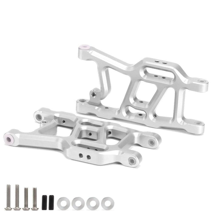 2PCS Rear Lower Suspension Arms for Arrma Seton 1/10 (Aluminium) AR330372 Onderdeel New Enron SILVER 