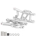 2PCS Rear Lower Suspension Arms for Arrma Seton 1/10 (Aluminium) AR330372 Onderdeel New Enron SILVER 