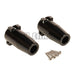 2PCS Rear Straight Adapters Axle Carriers for Axial SCX10 II 1/10 (Aluminium) AX31383 - upgraderc