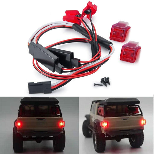 2PCS Rear Tail Light Set for Axial SCX24 Gladiator 1/24 Onderdeel Yeahrun 