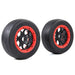 2PCS Road Tire Wheels for 1/5 Auto Band en/of Velg upgraderc 