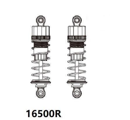 2PCS Schocks for MJX Hyper Go 16208 ,16209 1/16 16500R - upgraderc
