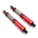 2PCS Shock Absorber for 1/10 Crawler (Metaal) Schokdemper KYX Red 