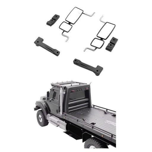 2PCS Side Mirror Kit for Traxxas TRX6 HAULER Truck 1/10 (Nylon, RVS) - upgraderc