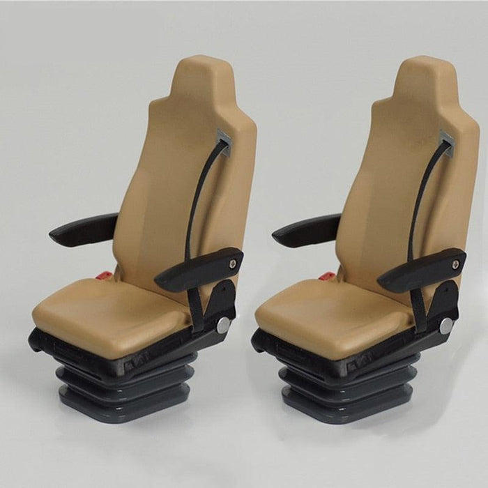 2PCS Simulation Drive Seat for Tamiya 1/14 Truck (Plastic) Onderdeel RCATM 