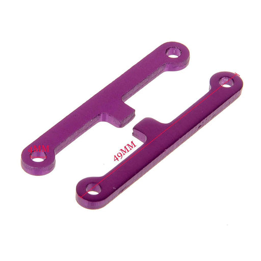 2PCS Suspension Arm Brace for HSP, Redcat 1/10 (Aluminium) 02017 Onderdeel Hobbypark Purple 
