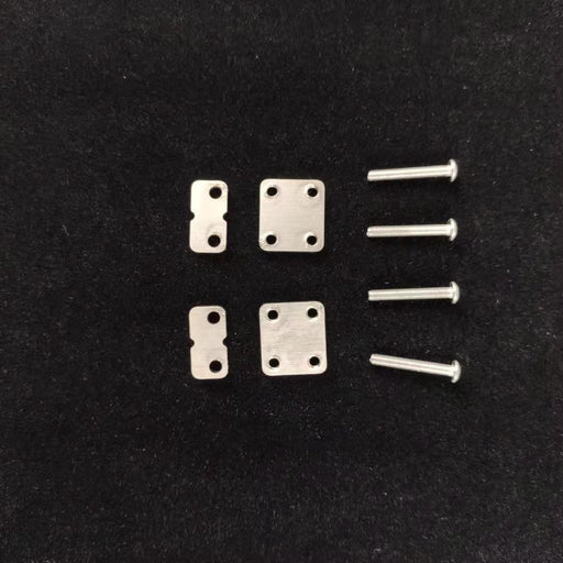 2PCS Suspension Axle Adapter for Tamiya 1/14 Truck (Metaal) Onderdeel upgraderc Sliver 