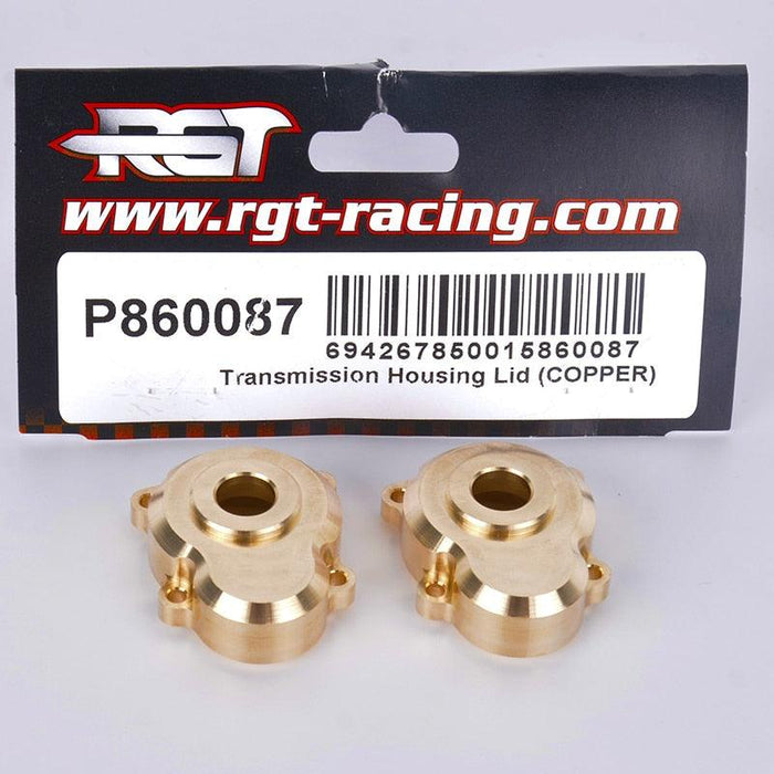 2PCS Transmission Housing Cover for RGT EX86190 1/10 (Messing) P860087 - upgraderc