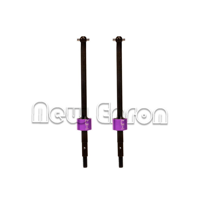 2PCS Universal Drive shafts for HPI Savage XS (Hardened Staal) 106709 Onderdeel New Enron 