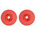 2PCS Wheel Brake Disc for Traxxas X-Maxx (Metaal) Onderdeel upgraderc Red 