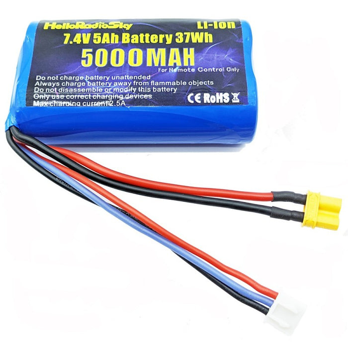 HelloRadioSky 2S Li-Ion 5000mAh 7,4V Battery (XT60)