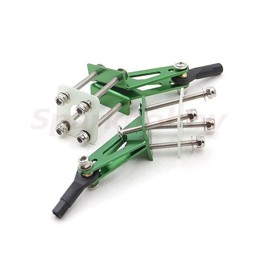 2Sets 4-Point Servo Arm Rudder Angle (Aluminium) Onderdeel upgraderc 2PSC green 