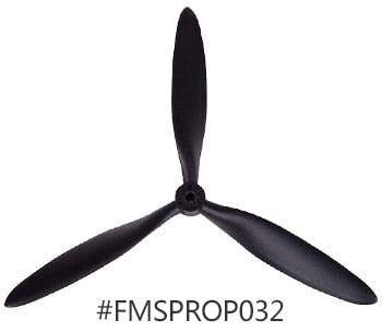 3-Blade Propeller for FMS 1100mm Zero FMSPROP032 (ABS) Onderdeel FMS 