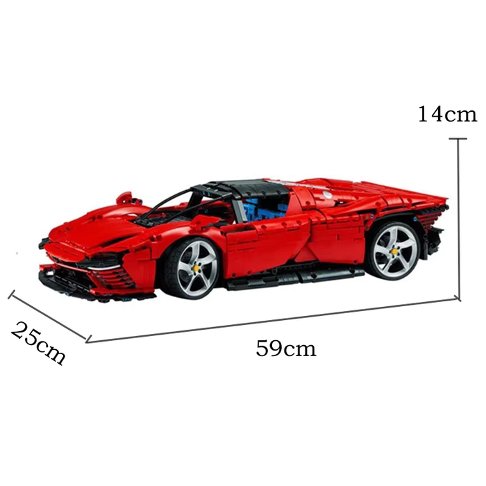 Blocs de construction Ferrari Daytona SP3 (3778 pièces)