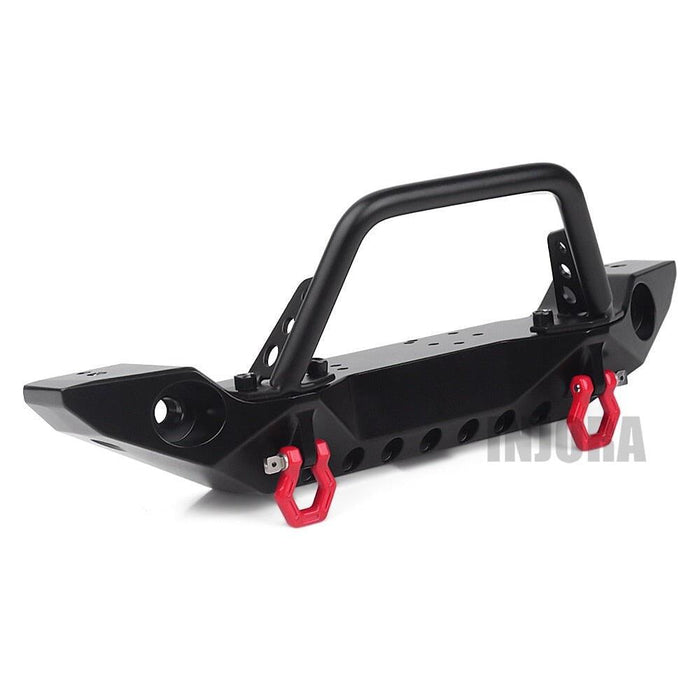 3 Mounting Stand Front Bumper w/ Led Lights for 1/10 Crawler (Metaal) Onderdeel Injora 