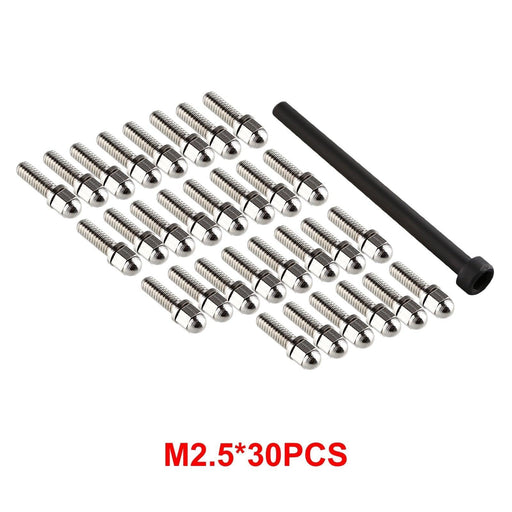 30PCS M2.5, M3 Schroeven (Wheel nuts) - upgraderc