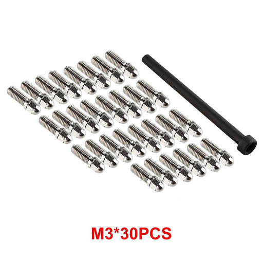 30PCS M2.5, M3 Schroeven (Wheel nuts) - upgraderc